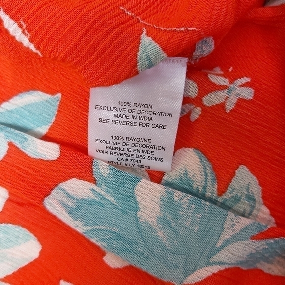 Patrons Of Peace Boho Floral Butterfly Sleeves Dress - Picture 5 of 8